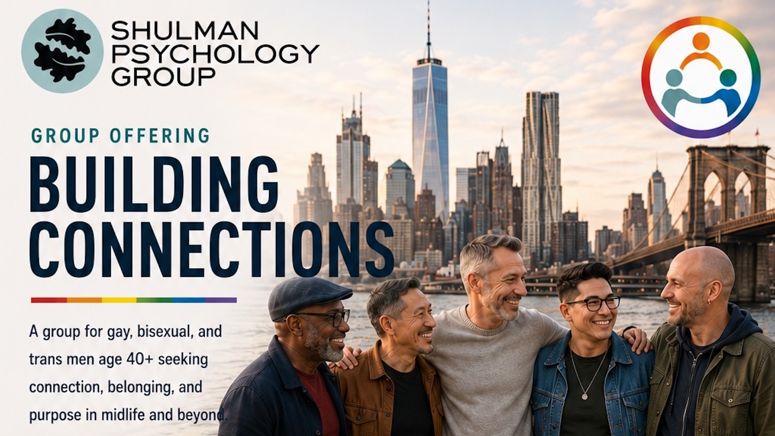 Building Connections: A Group for Gay, Bisexual & Trans Men 40+